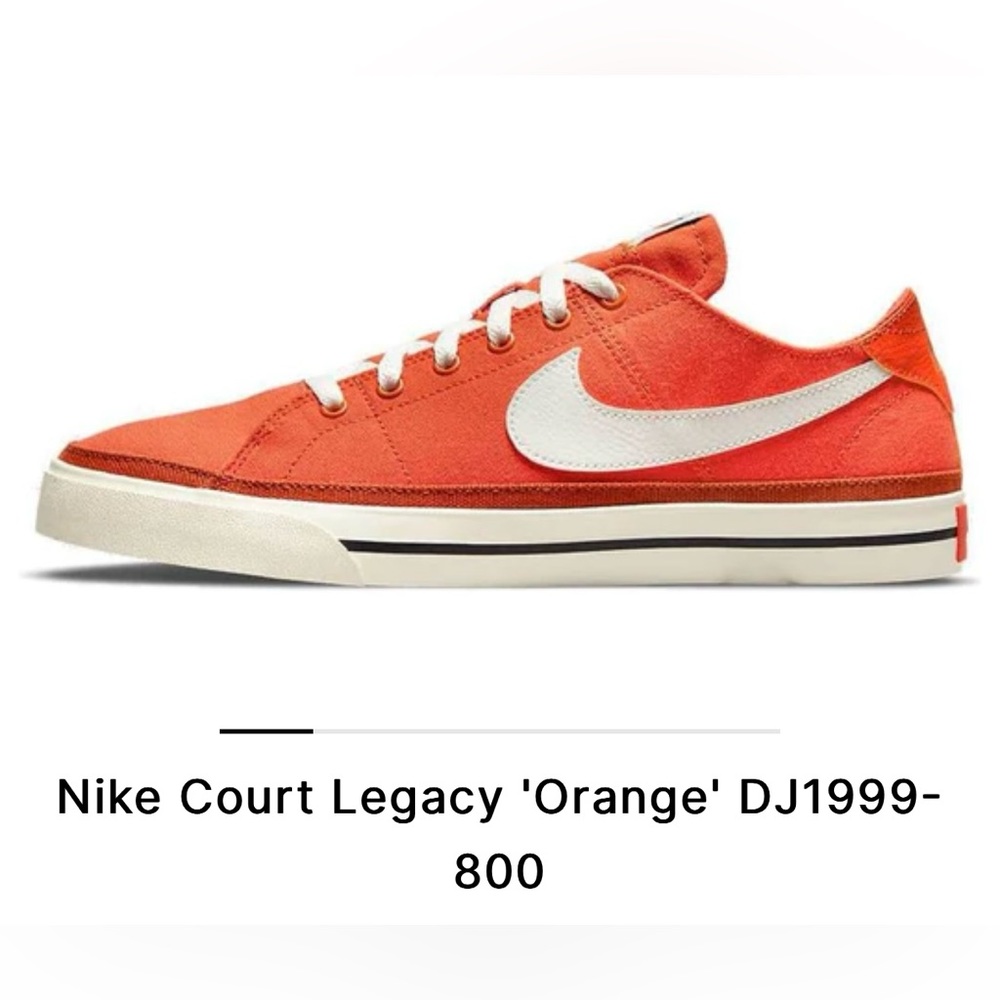 Used Orange Nike Court Legacy